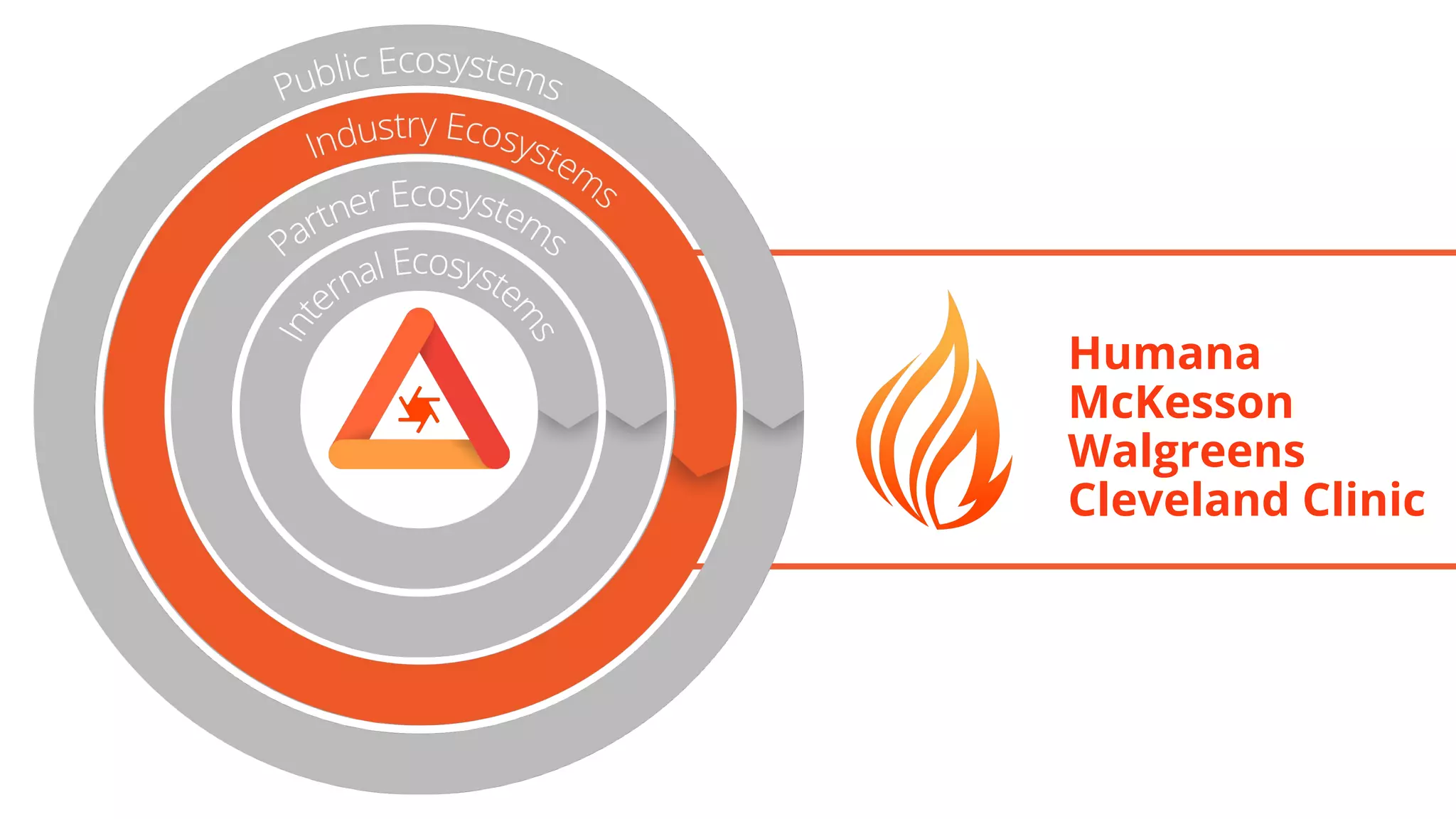 Humana
McKesson
Walgreens
Cleveland Clinic
 