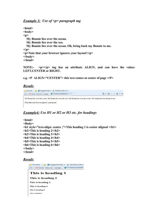 Updated html programs | PDF | Free Download