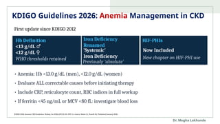 KDIGO Guidelines 2026: Anemia Management in CKD.pptx