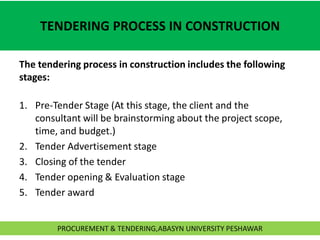 Updated Lecture # 2 Procurement & Tendering.pdf