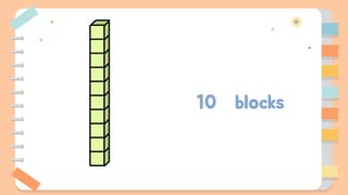10 blocks
 