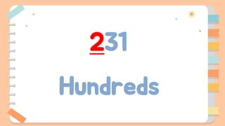 231
Hundreds
 