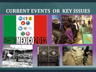 CURRENT EVENTS OR KEY ISSUES
 