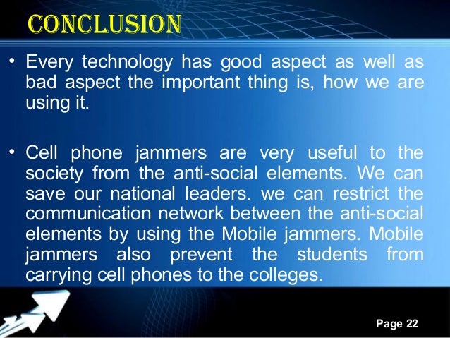 Mobile network jammer security - types of mobile jammer