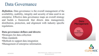 Data Governance and Compliance in Clinical Research | PPT