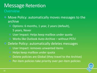   Highly PortableMailboxHighly Available