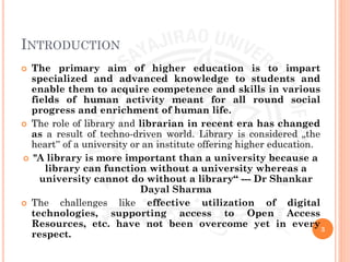 National Education Policy and role of Libraries | PDF