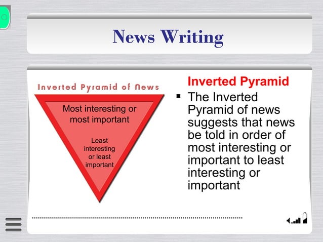 Basics of News Writing | PPT