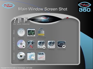 Main Window Screen Shot 