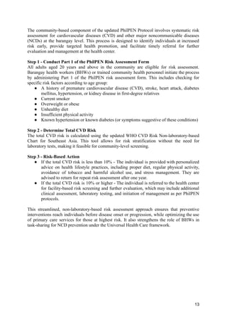 Updated Philippine Package of Essential Noncommunicable Disease ...