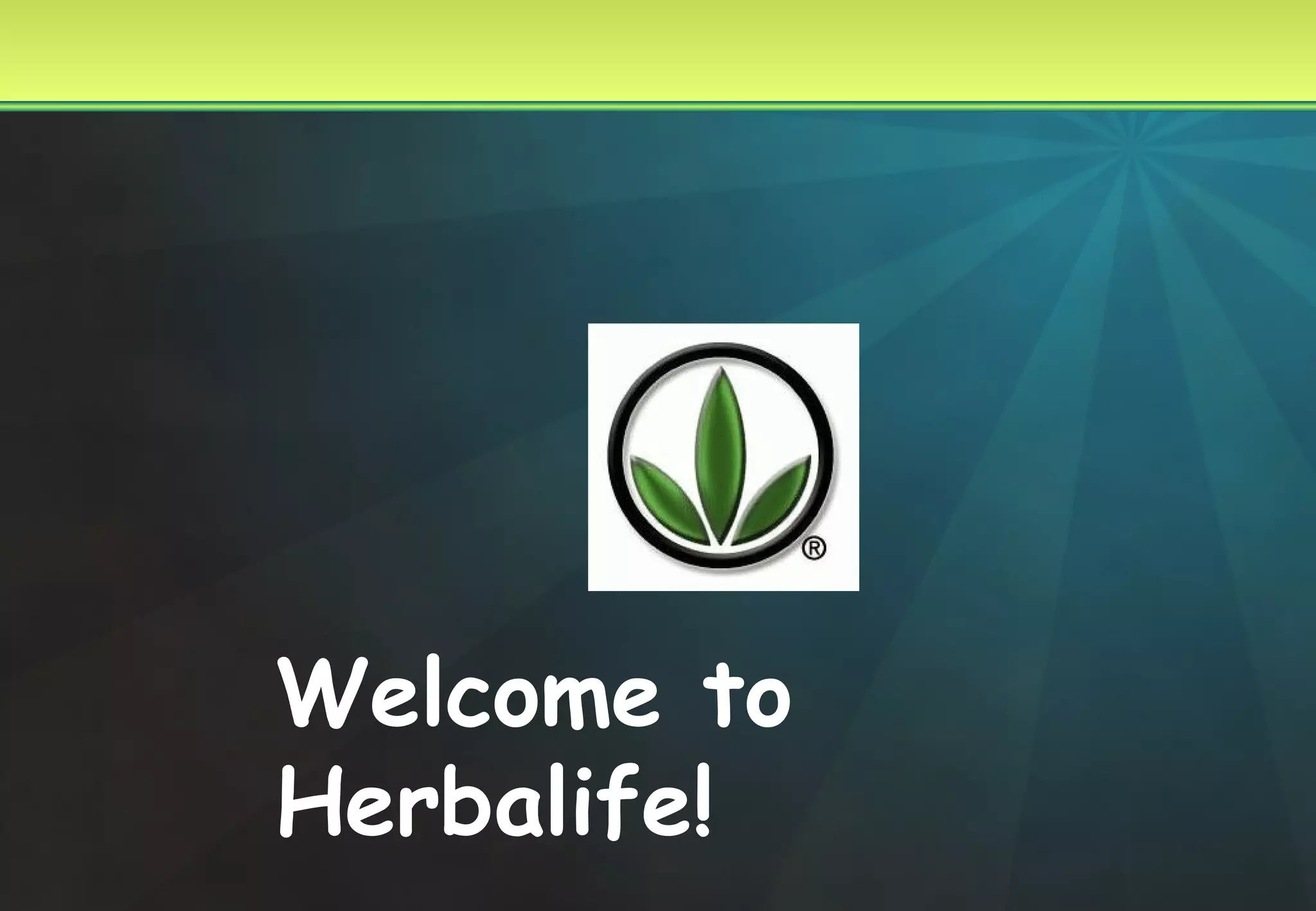 Welcome to Herbalife! 