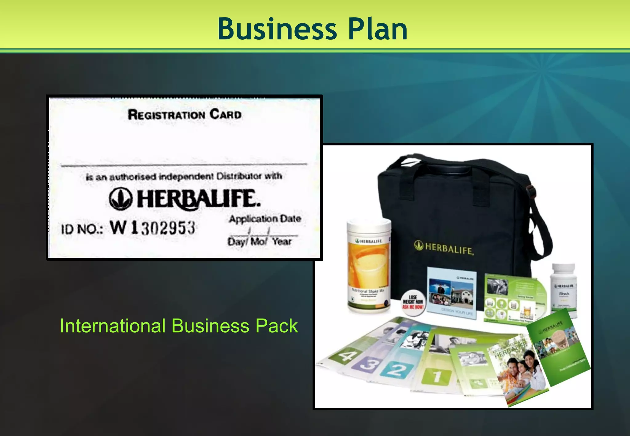 Business Plan International Business Pack 