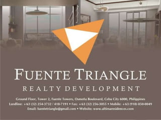 Philippine Real Estate Investments,Condominium and house and lot.