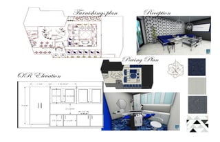 Furnishings plan
Paving Plan
OR Elevation
Reception
 