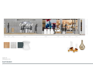 South Elevation
Scale 1:50
Dimensions in mm
400 4501,000 6,050 1,200 1,2003,500 950 1,250
2,700
8
 
