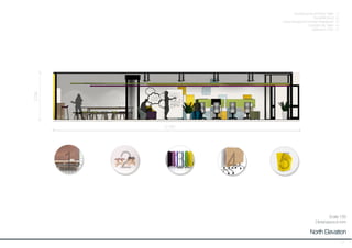 21
North Elevation
Scale 1:50
Dimensions in mm
12,760
2,730
1 2 3 4 5
1 /
2 /
3 /
4 /
5 /
BuzziSpace BuzziPicNic Table
BuzziMilk Stool
Clarus Glassboard Portable Whiteboard
Europlan Flip Table
Kada Blom Chair
 