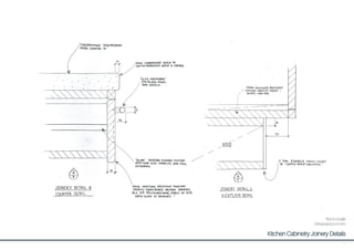 Kitchen Cabinetry Joinery Details
51
Not to scale
Dimensions in mm
 