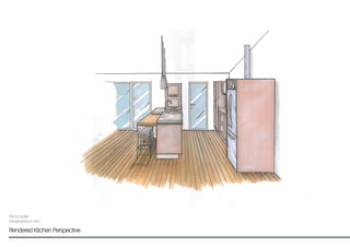 Not to scale
Dimensions in mm
Rendered Kitchen Perspective
52
 