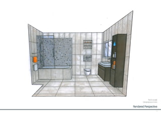 Not to scale
Dimensions in mm
Rendered Perspective
59
 