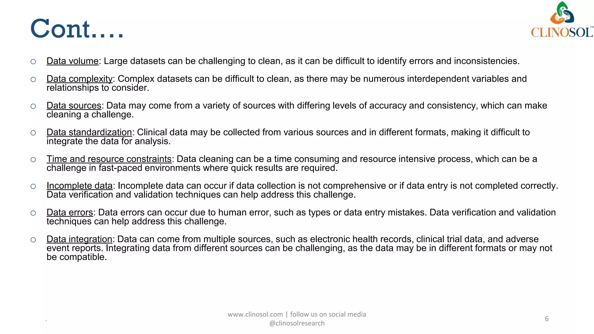 Data Cleaning and Quality Control: Techniques and Challenges | PPTX
