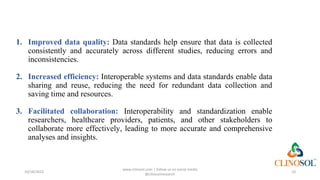 Data Standards and Interoperability in Clinical Research and Data ...