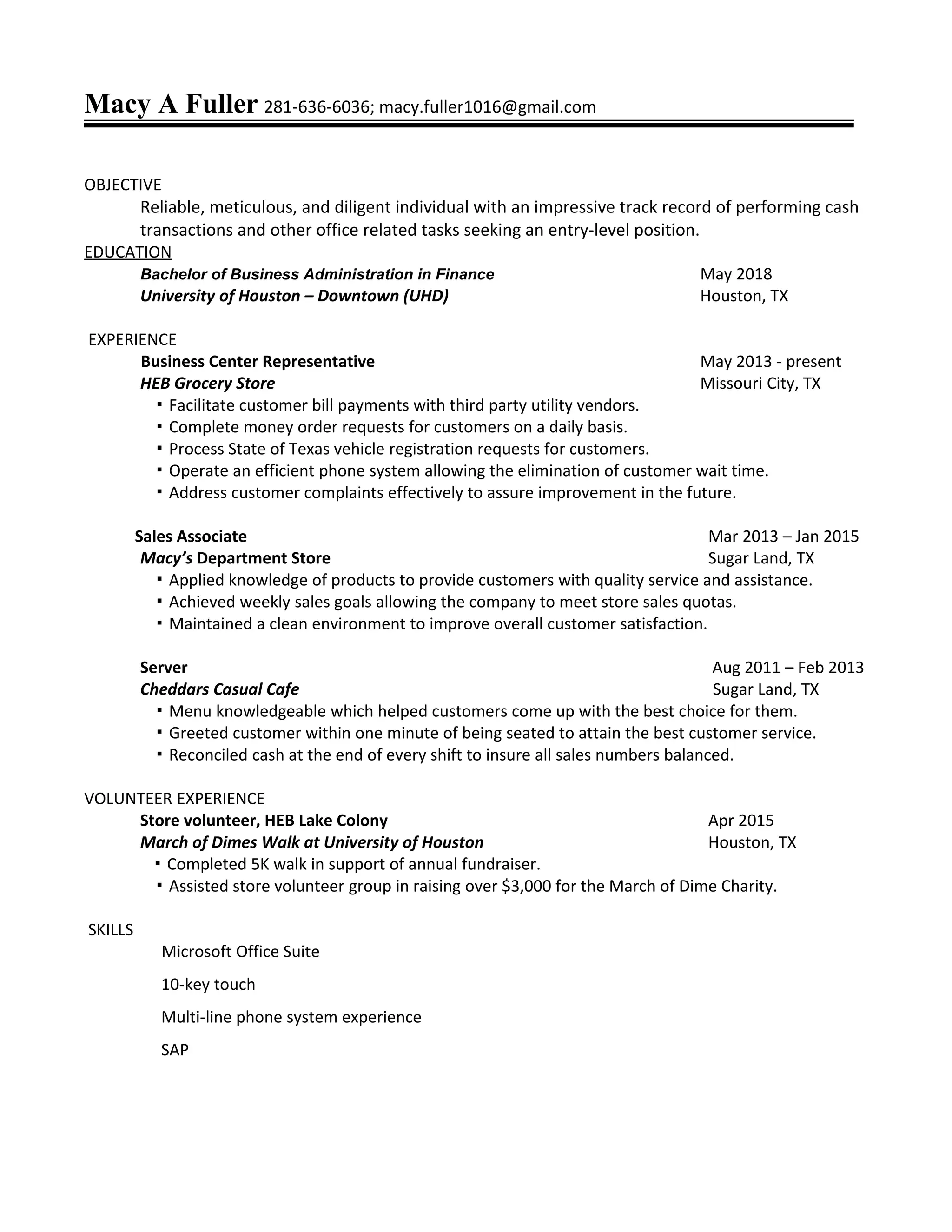 Updated Resume 2016 PDF