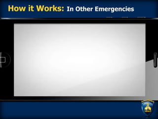 How it Works: In Other Emergencies
 