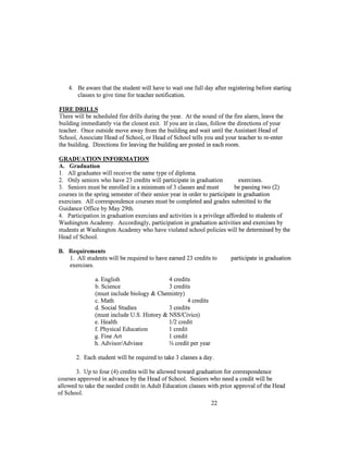 Updated Student Handbook