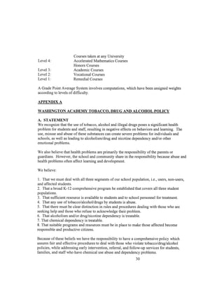 Updated Student Handbook