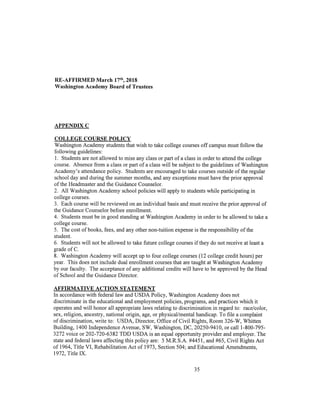 Updated Student Handbook