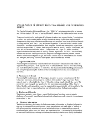 Updated Student Handbook