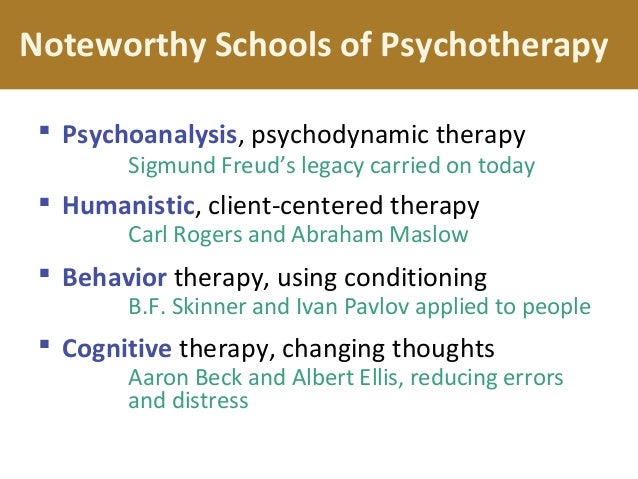 Comparing Psychodynamic Psychotherapy and Person Centered Psychology