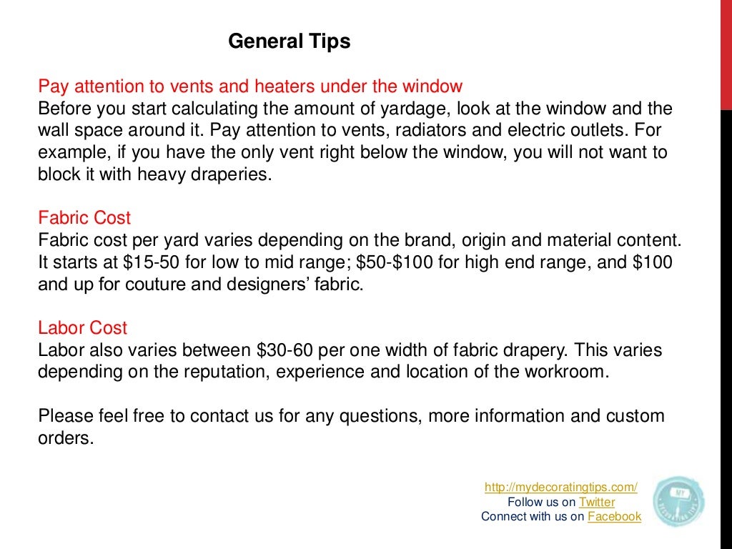 The Ultimate Guide How to Calculate Yardage for Curtains and Draperi…