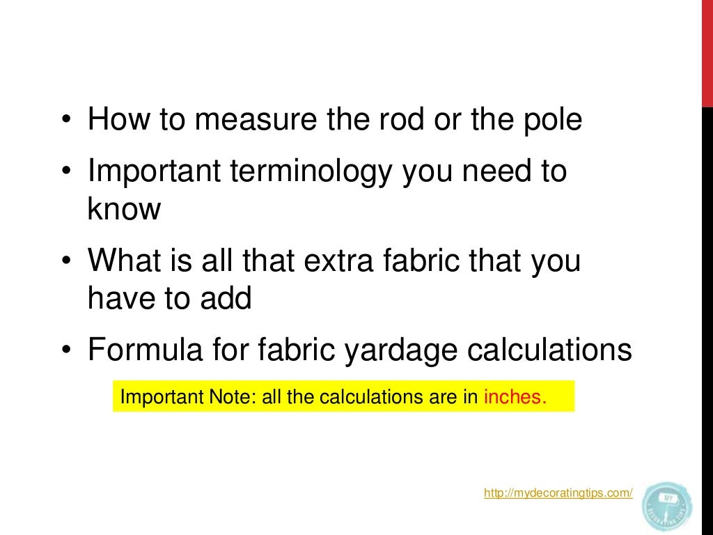 The Ultimate Guide How to Calculate Yardage for Curtains and Draperi…