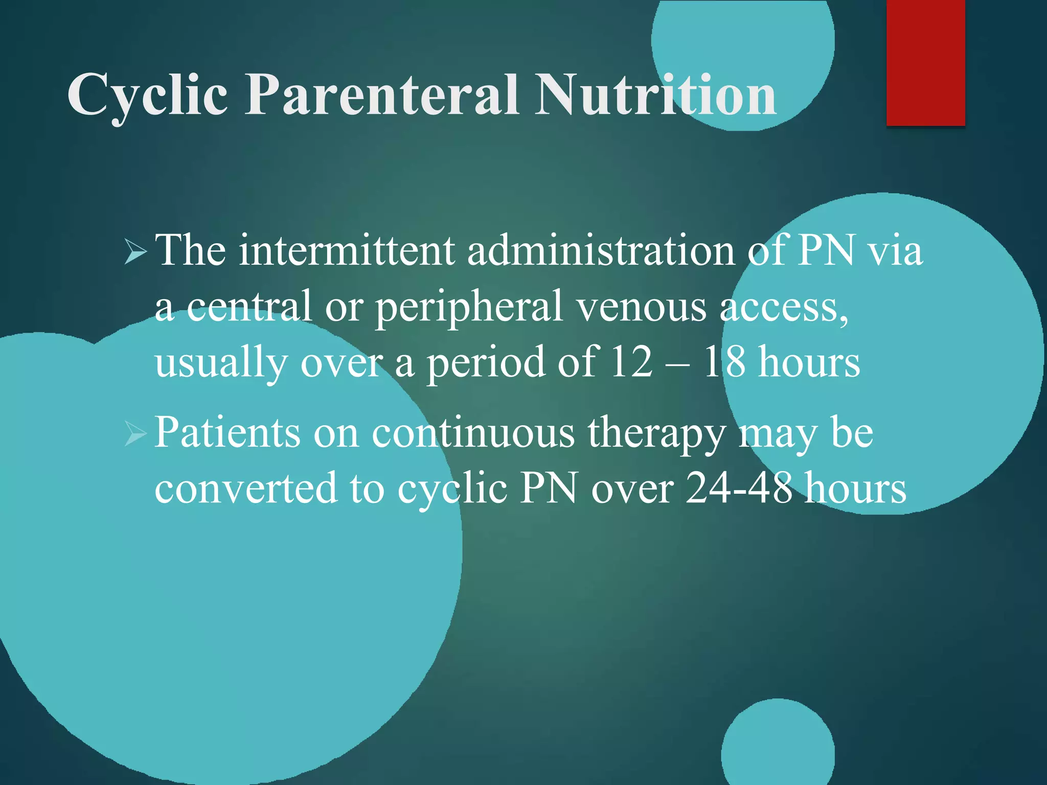 total parenteral nutrition | PPTX