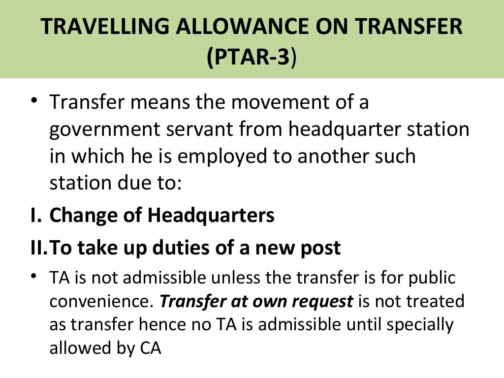 Updated travelling rules