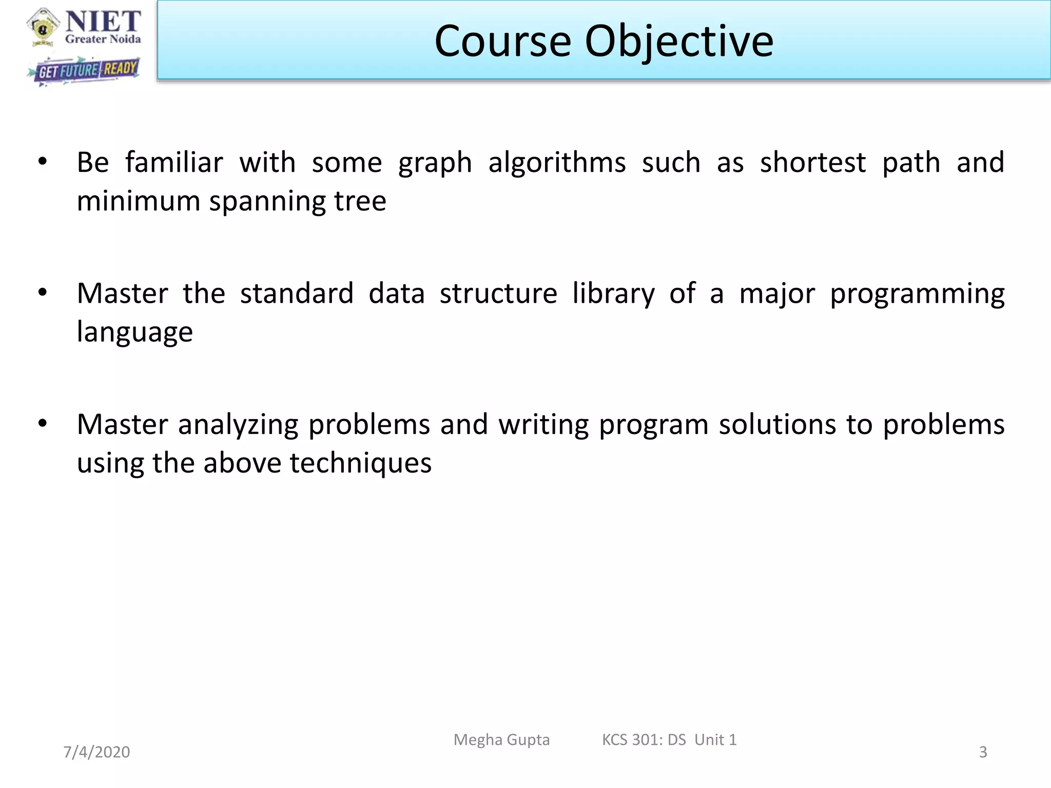 Introduction to Data Structure | PPT