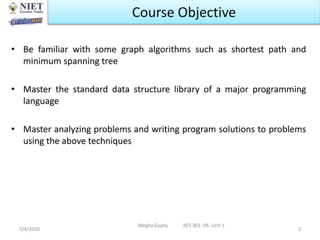 Introduction to Data Structure | PPT