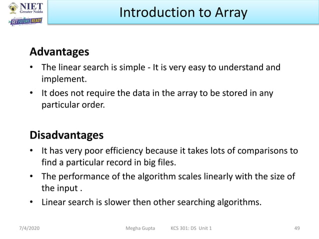 Introduction to Data Structure | PPT