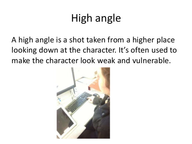 Assignment 4 camera shots, camera angles, High Angle Shot Citizen Kane