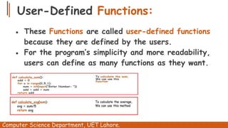 Updated Week 06 and 07 Functions In Python.pptx