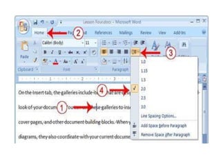 MS WORD Tutorial | DOCX | Desktop Publishing | Computer Software and ...