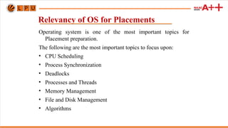OPERATING SYSTEM PPT ON INTRODUCTION AND BASICS | PPTX