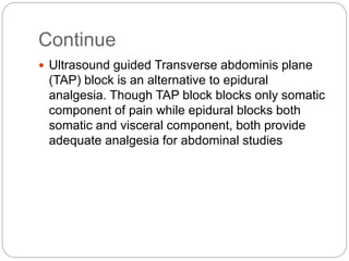 Transverse Blocking Update in anesthesia for non obstetric surgery in pregnency | PPTX