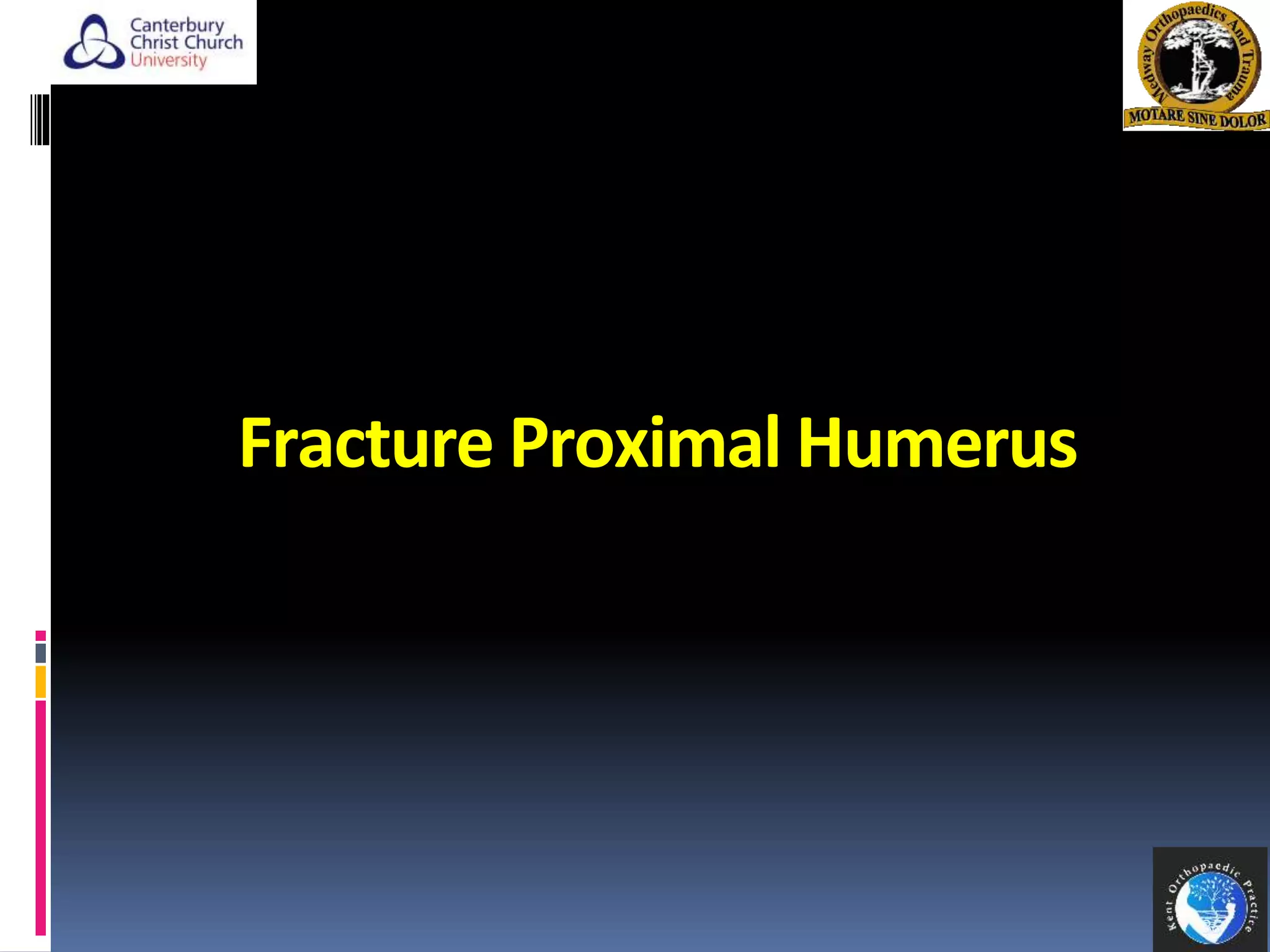 Fracture Proximal Humerus
35
 