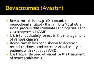 Macular Degeneration - Update on clinical trial results and new ...