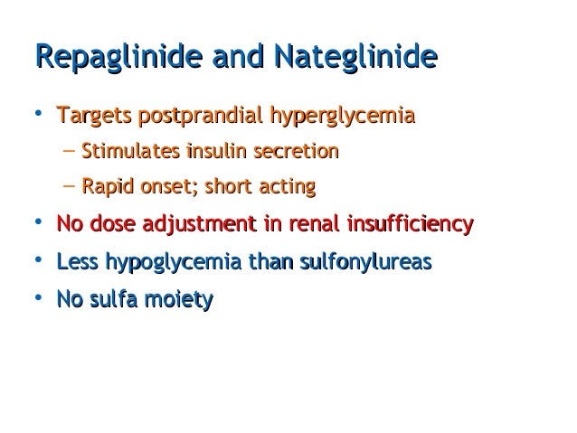 Acarbose Postprandial Hypoglycemia