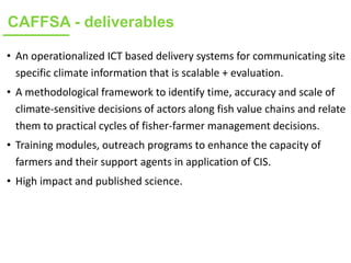 ICRISAT Global Planning Meeting 2019: Update on Funding status and focus of the CRP’s WLE & CCAFS