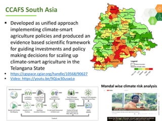 ICRISAT Global Planning Meeting 2019: Update on Funding status and focus of the CRP’s WLE & CCAFS