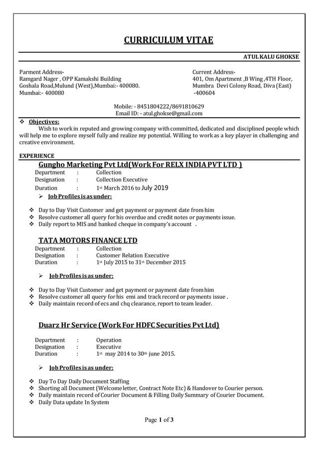 Update resume PDF - Update Resume 1 638 